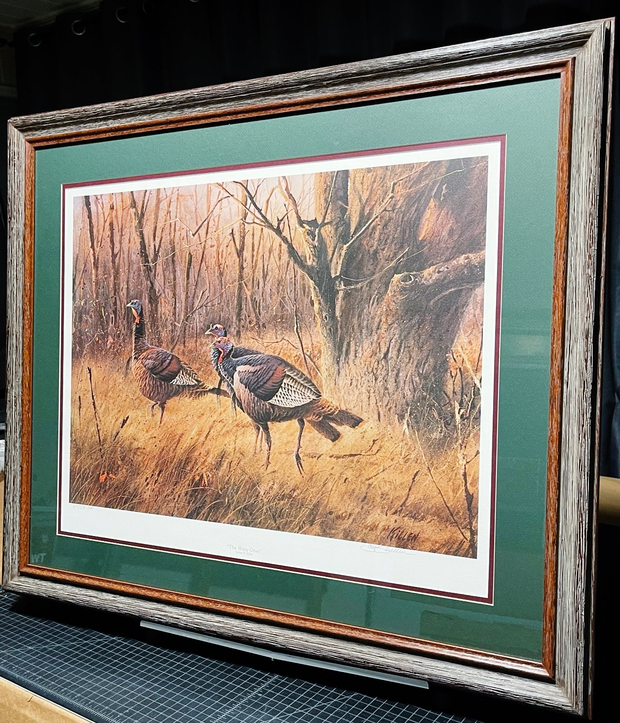James Killen - The Wary Ones - Lithograph AP - Brand New Custom Sporting Frame