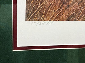 James Killen - The Wary Ones - Lithograph AP - Brand New Custom Sporting Frame
