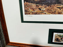 Load image into Gallery viewer, James Hautman - 1994 Texas Quail Stamp Print With Stamp - Brand New Custom Sporting Frame