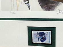 Load image into Gallery viewer, James Killen 1991 Ducks Unlimited Stamp Print With Stamp - Brand New Custom Sporting Frame