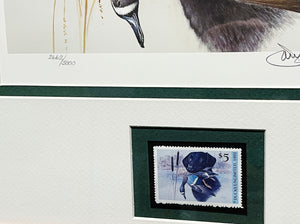 James Killen 1991 Ducks Unlimited Stamp Print With Stamp - Brand New Custom Sporting Frame