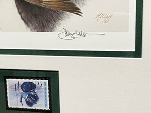 James Killen 1991 Ducks Unlimited Stamp Print With Stamp - Brand New Custom Sporting Frame