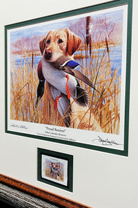 James Killen 1996 Trout Unlimited Stamp Print With Stamp - Brand New Super Custom Sporting Frame