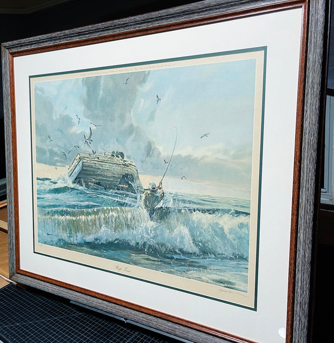 James Robinson High Time - Lithograph 1979 - Brand New Super Custom Sporting Frame