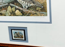 Load image into Gallery viewer, Jim Foote 1979 The Ruffed Grouse Society Conservation Stamp Print With Stamp - Brand New Custom Sporting Frame