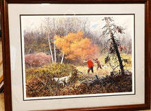 Load image into Gallery viewer, John P. Cowan - Cutover Cover - Grouse Hunting Scene 1989 - Brand New Custom Sporting Frame