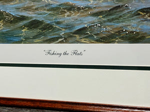 John Dearman - Fishing The Flats - Ultra Rare - Brand New Custom Sporting Frame