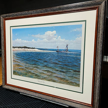 Load image into Gallery viewer, John Dearman - Fishing The Flats - Ultra Rare - Brand New Custom Sporting Frame