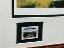 Load image into Gallery viewer, John Dearman - 2005 Coastal Conservation Association CCA Stamp Print With Double Stamps - Brand New Custom Sporting Frame
