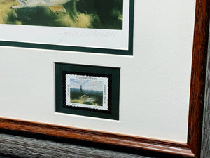 John Dearman - 2005 Coastal Conservation Association CCA Stamp Print With Double Stamps - Brand New Custom Sporting Frame