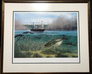 John Dearman - Tempting Offer - Lithograph - Brand New Custom Sporting Frame