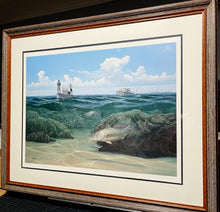 Load image into Gallery viewer, John Dearman Badlands Lithograph Rare - Brand New Super Custom Sporting Frame