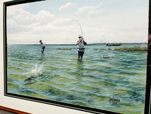 Load image into Gallery viewer, John Dearman Burning Line GiClee Half Sheet - Brand New Super Custom Sporting Frame
