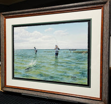 Load image into Gallery viewer, John Dearman Burning Line GiClee Half Sheet - Brand New Super Custom Sporting Frame