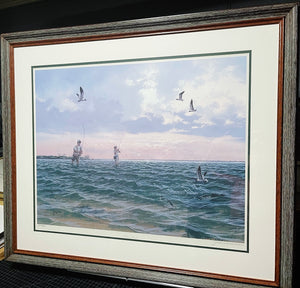 John Dearman - Done Deal - Lithograph CE - Brand New Custom Sporting Frame