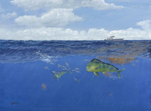 Load image into Gallery viewer, John Dearman Dorado GiClee Full Sheet - Brand New Super Custom Sporting Frame