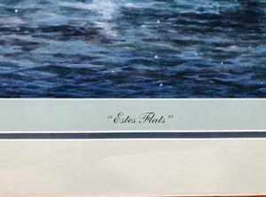 John Dearman - Estes Flats - Lithograph - Brand New Custom Sporting Frame