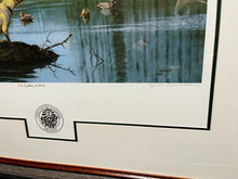 Load image into Gallery viewer, John Dearman - 1998 Arkansas Governor&#39;s Edition Of The 1998 Arkansas Migratory Issue Felsenthal Bottoms - Brand New Custom Sporting Frame