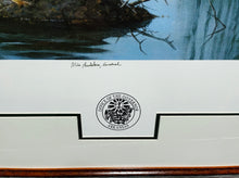 Load image into Gallery viewer, John Dearman - 1998 Arkansas Governor&#39;s Edition Of The 1998 Arkansas Migratory Issue Felsenthal Bottoms - Brand New Custom Sporting Frame