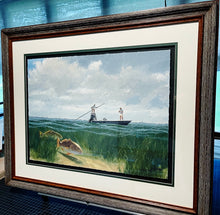 Load image into Gallery viewer, John Dearman  Laguna Reds - Coastal Conservation Association CCA Artist Proof - GiClee Half Sheet - Brand New Custom Sporting Frame