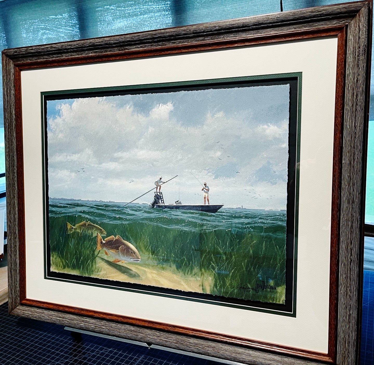 John Dearman - Laguna Reds Coastal Conservation Association CCA AP - Brand New Custom Sporting Frame