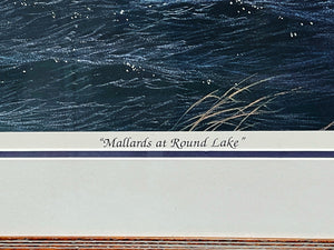 John Dearman - Mallards at Round Lake - Lithograph Artist Proof - Brand New Custom Sporting Frame