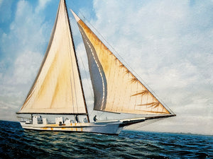 John Dearman - Maryland Skipjack - FS Owners Edition GiClee - Brand New Custom Sporting Frame