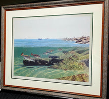 Load image into Gallery viewer, John Dearman On The Rocks Lithograph Artist Proof - Brand New Custom Sporting Frame