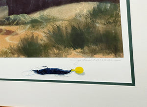 John Dearman - Penascal Point - Lithograph With Double Remarque's - Brand New Custom Sporting Frame