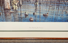 Load image into Gallery viewer, John Dearman Point Blank Lithograph Ducks Unlimited Edition - Brand New Super Custom Sporting Frame