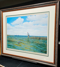Load image into Gallery viewer, John Dearman Red Drum Roll Lithograph Artist Proof - Coastal Conservation Association CCA - Brand New Custom Sporting Frame  ***  SPRING SPECIAL  ***