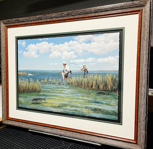 John Dearman - Red School - HS GiClee - Brand New Custom Sporting Frame