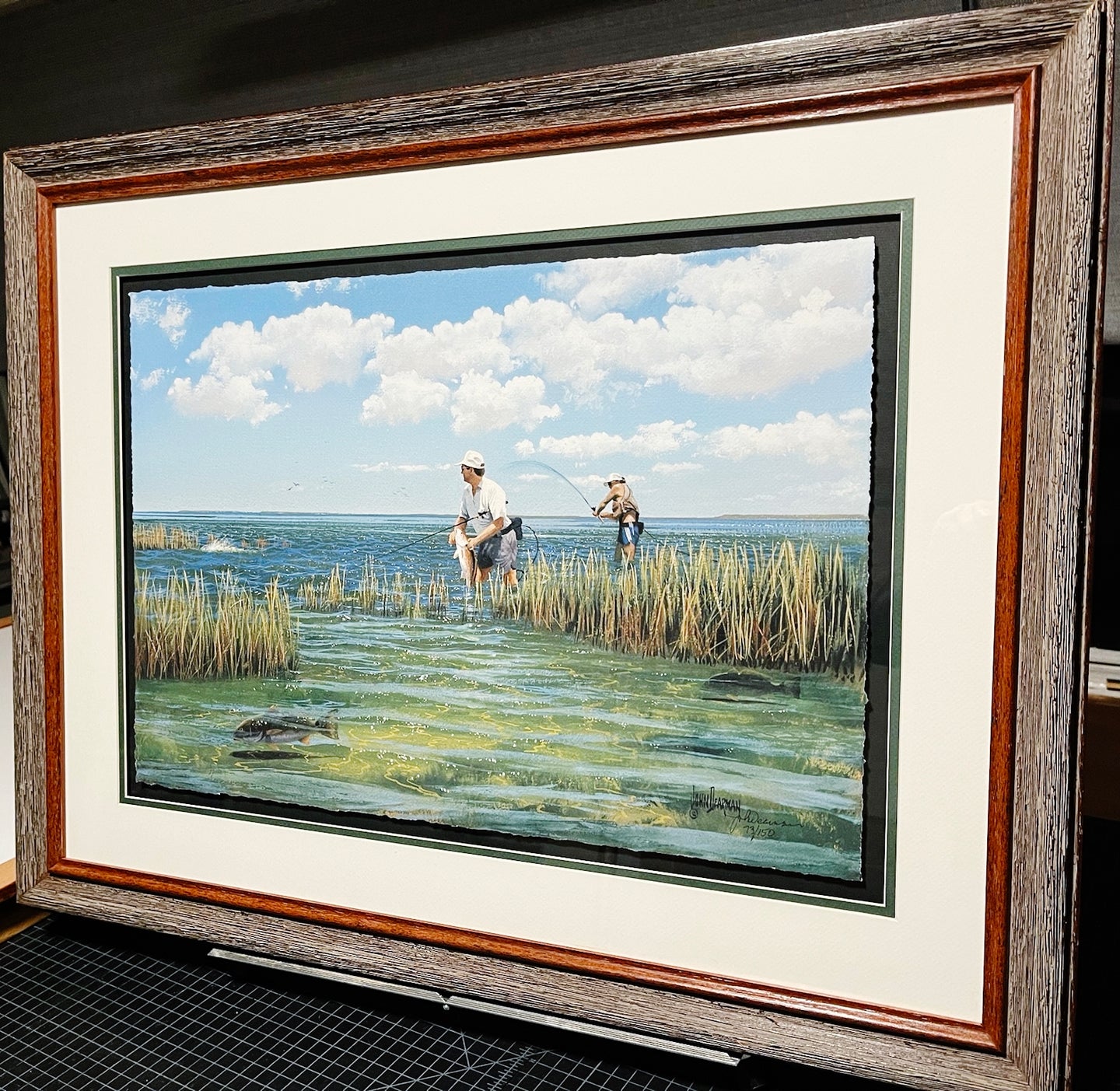 John Dearman - Red School - HS GiClee - Brand New Custom Sporting Frame