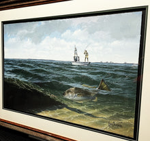 Load image into Gallery viewer, John Dearman Redfish 2008 GiClee Full Sheet - Artist Proof - Brand New Super Custom Sporting Frame