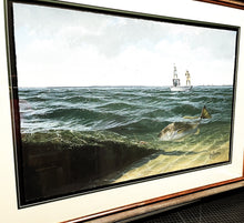 Load image into Gallery viewer, John Dearman Redfish 2008 GiClee Full Sheet - Artist Proof - Brand New Super Custom Sporting Frame