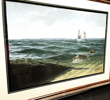 Load image into Gallery viewer, John Dearman Redfish 2008 GiClee Full Sheet - Artist Proof - Brand New Custom Sporting Frame