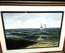 Load image into Gallery viewer, John Dearman Redfish 2008 GiClee Full Sheet - Artist Proof - Brand New Super Custom Sporting Frame