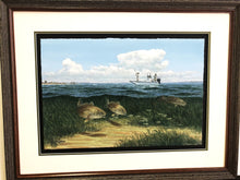 Load image into Gallery viewer, John Dearman Reds In The Pocket GiClee Half Sheet - Artist Proof - Coastal Conservation Association CCA - Brand New Super Custom Sporting Frame