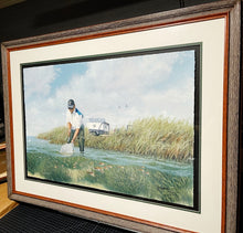 Load image into Gallery viewer, John Dearman Releasing Reds GiClee Half Sheet - Brand New Custom Sporting Frame