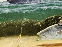 Load image into Gallery viewer, John Dearman - Speckled Trout 2007 - FS GiClee Speckled Trout - Brand New Custom Sporting Frame