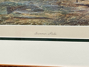 John Dearman - Summer Reds - Lithograph - Brand New Custom Sporting Frame