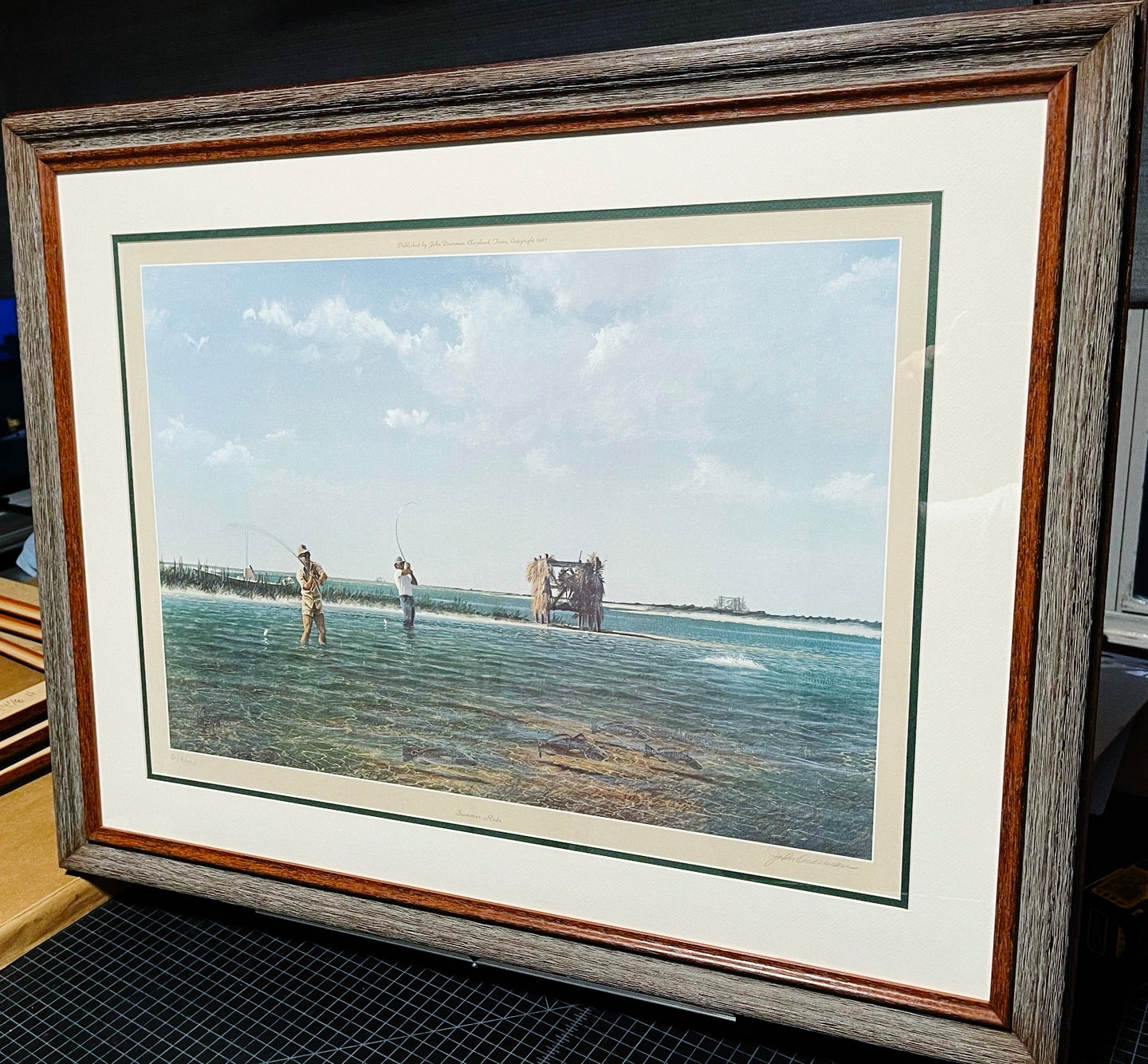 John Dearman - Summer Reds - Lithograph - Brand New Custom Sporting Frame