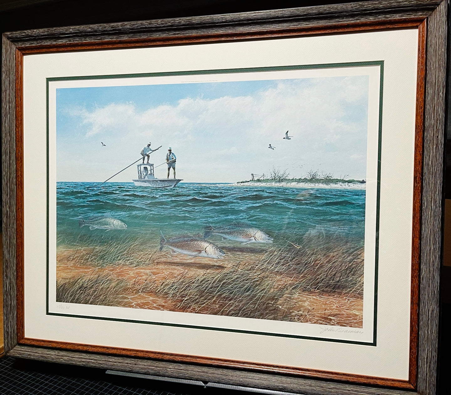 John Dearman - Summer School - Lithograph AP - Brand New Custom Sporting Frame