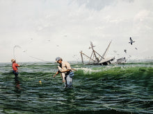 Load image into Gallery viewer, John Dearman - Surf Trout - HS GiClee - Brand New Custom Sporting Frame