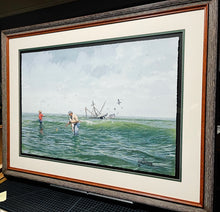 Load image into Gallery viewer, John Dearman Surf Trout GiClee Full Sheet - Brand New Super Custom Sporting Frame