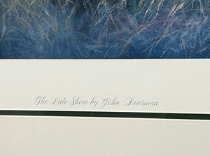 John Dearman - The Late Show - Lithograph - Brand New Custom Sporting Frame