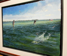 Load image into Gallery viewer, John Dearman - Tide Gauge - Full Sheet GiClee - Brand New Custom Sporting Frame