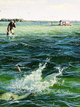 Load image into Gallery viewer, John Dearman - Tide Gauge - Full Sheet GiClee - Brand New Custom Sporting Frame