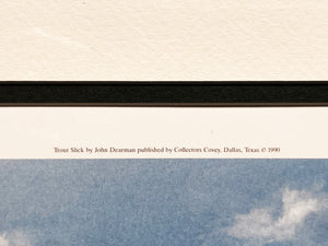 John Dearman Trout Slick Lithograph With Speckled Trout Remarque - Brand New Super Custom Sporting Frame
