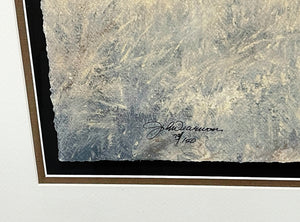 John Dearman - Whitetail Bucks and Doe 2014 - Half Sheet GiClee - Brand New Custom Sporting Frame